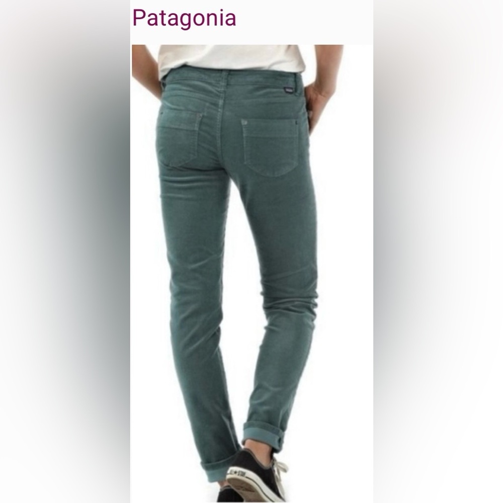 NWT Patagonia Women’s Nouveau Green Organic Cotton Fitted Corduroy Pants